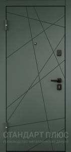 Стальная дверь Дверь модерн №19 с отделкой МДФ ПВХ